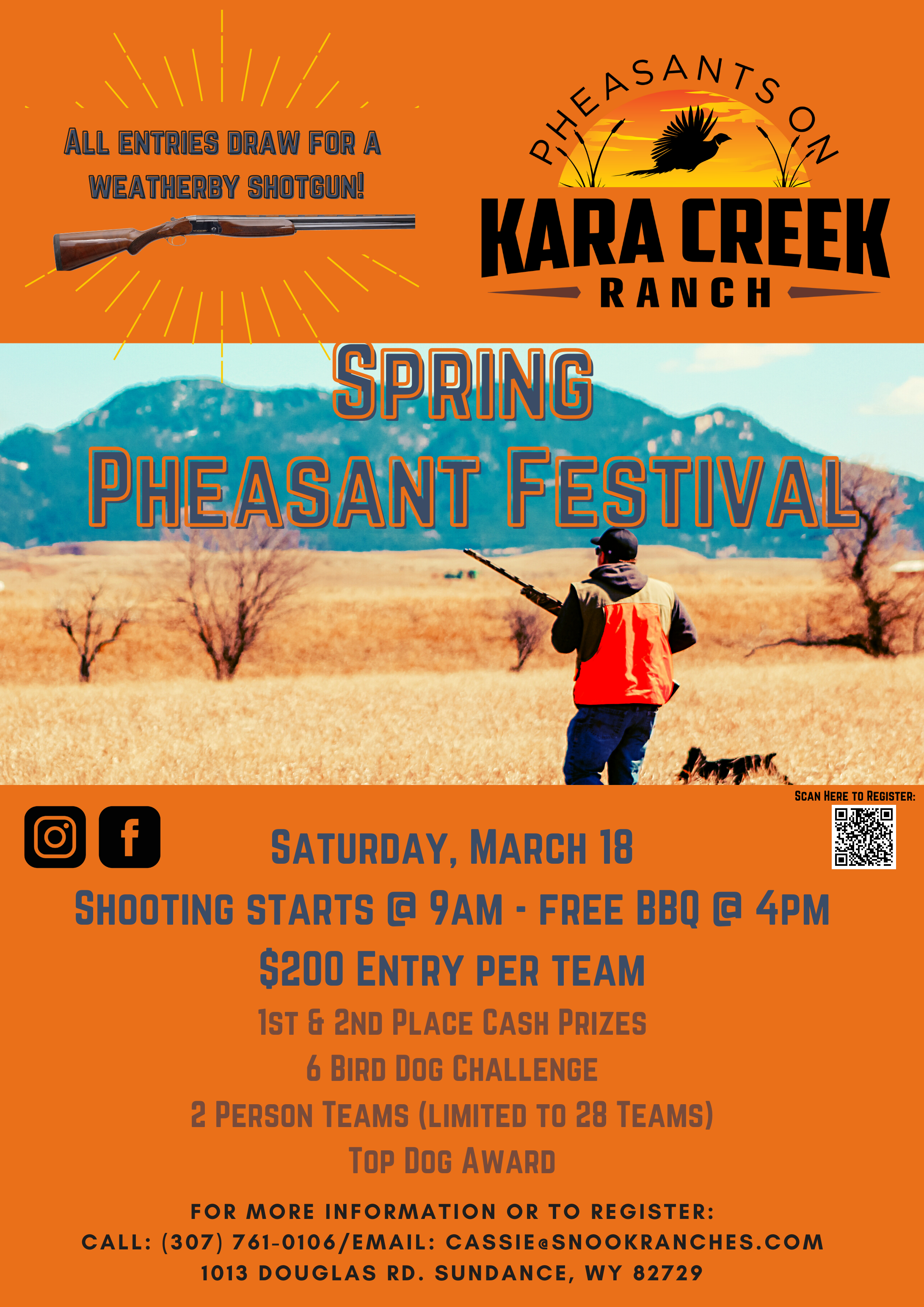 '23 Spring Pheasant Festival Poster